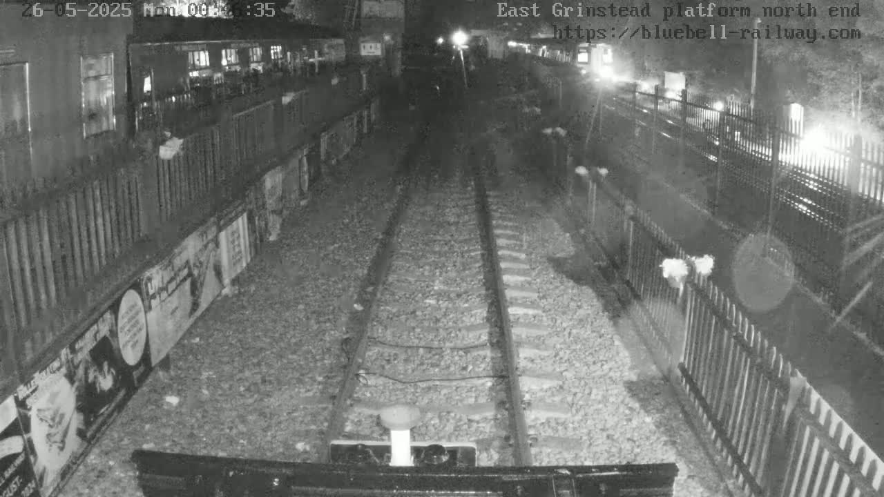 East Grinstead Station Bluebell Railway Platforms North End Live Cam - Mid Sussex, East Sussex, South East, England, United Kingdom