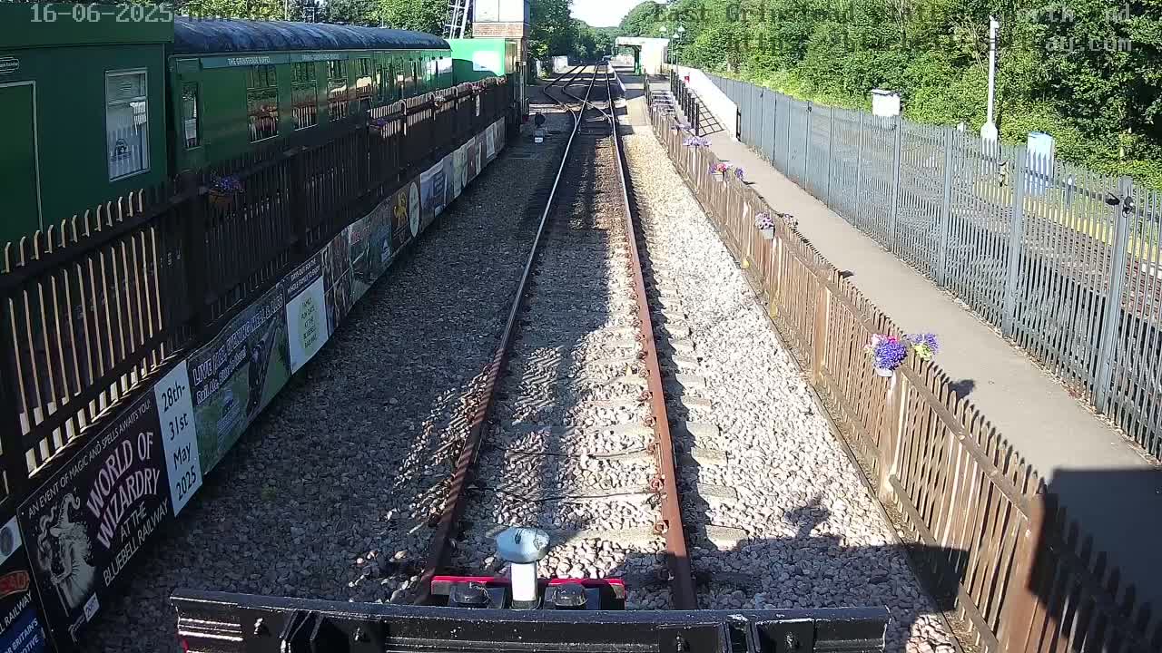 East Grinstead Station Bluebell Railway Platforms North End Live Cam - Mid Sussex, East Sussex, South East, England, United Kingdom