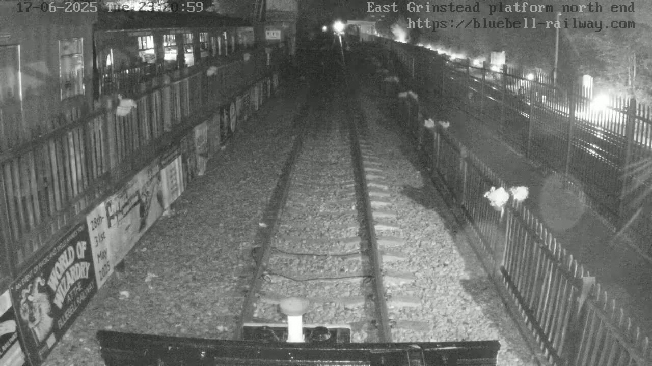 East Grinstead Station Bluebell Railway Platforms North End Live Cam - Mid Sussex, East Sussex, South East, England, United Kingdom