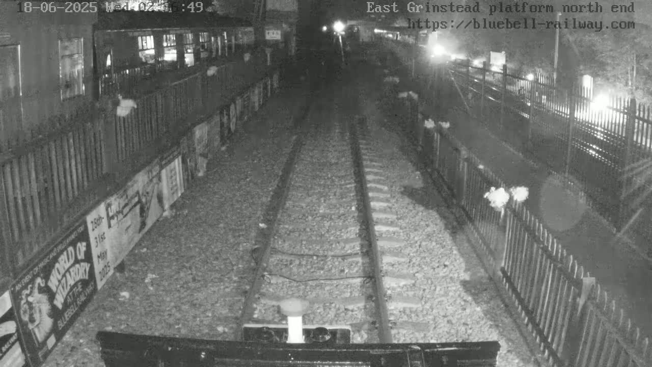 East Grinstead Station Bluebell Railway Platforms North End Live Cam - Mid Sussex, East Sussex, South East, England, United Kingdom