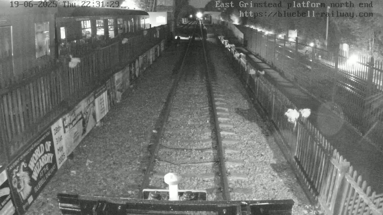 East Grinstead Station Bluebell Railway Platforms North End Live Cam - Mid Sussex, East Sussex, South East, England, United Kingdom