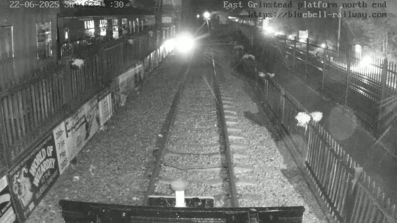 East Grinstead Station Bluebell Railway Platforms North End Live Cam - Mid Sussex, East Sussex, South East, England, United Kingdom