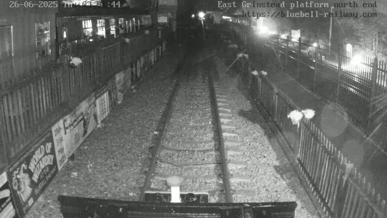 East Grinstead Station Bluebell Railway Platforms North End Live Cam - Mid Sussex, East Sussex, South East, England, United Kingdom
