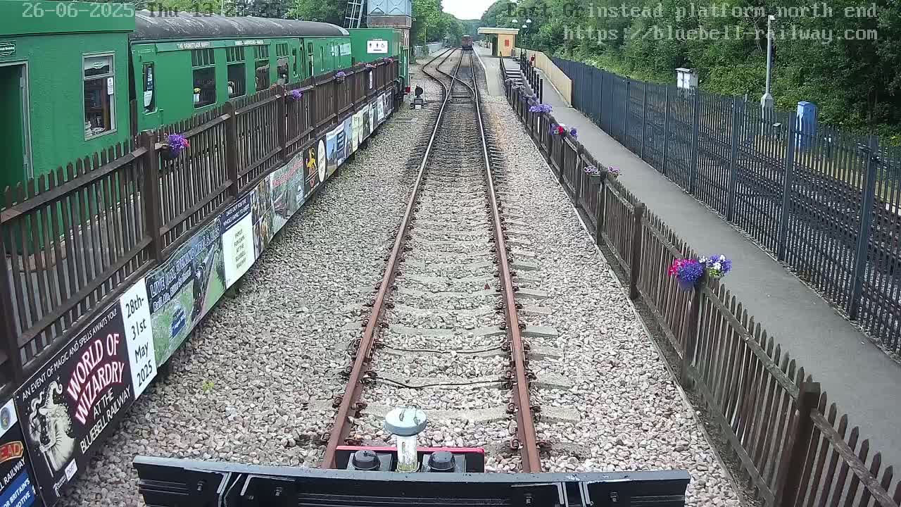 East Grinstead Station Bluebell Railway Platforms North End Live Cam - Mid Sussex, East Sussex, South East, England, United Kingdom