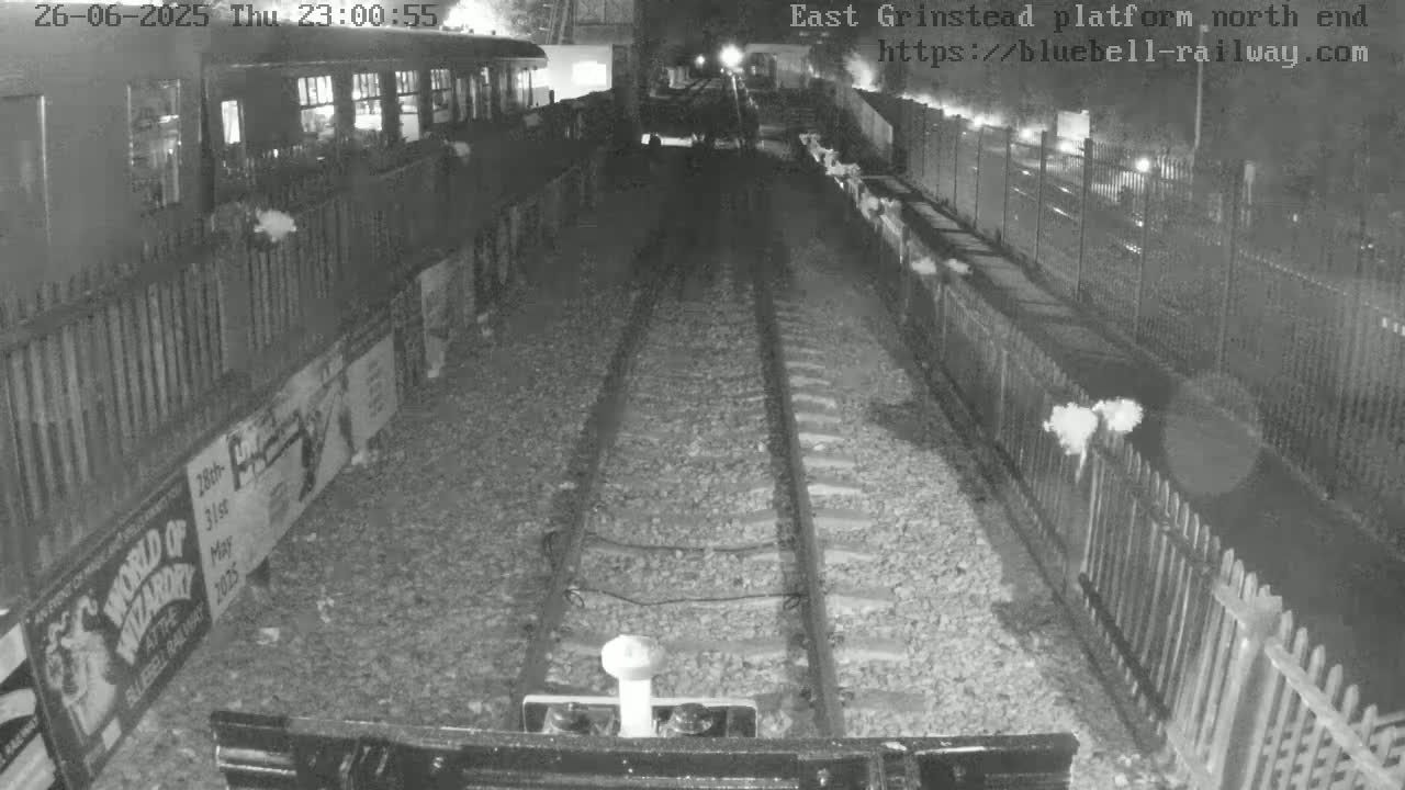 East Grinstead Station Bluebell Railway Platforms North End Live Cam - Mid Sussex, East Sussex, South East, England, United Kingdom