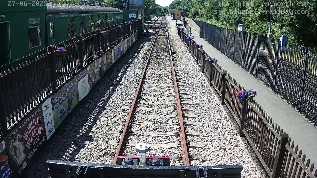 East Grinstead Station Bluebell Railway Platforms North End Live Cam - Mid Sussex, East Sussex, South East, England, United Kingdom