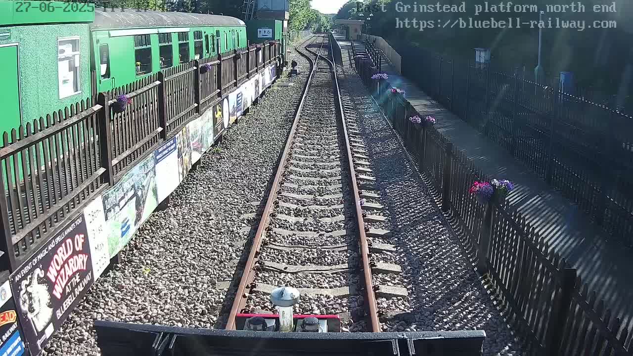 East Grinstead Station Bluebell Railway Platforms North End Live Cam - Mid Sussex, East Sussex, South East, England, United Kingdom