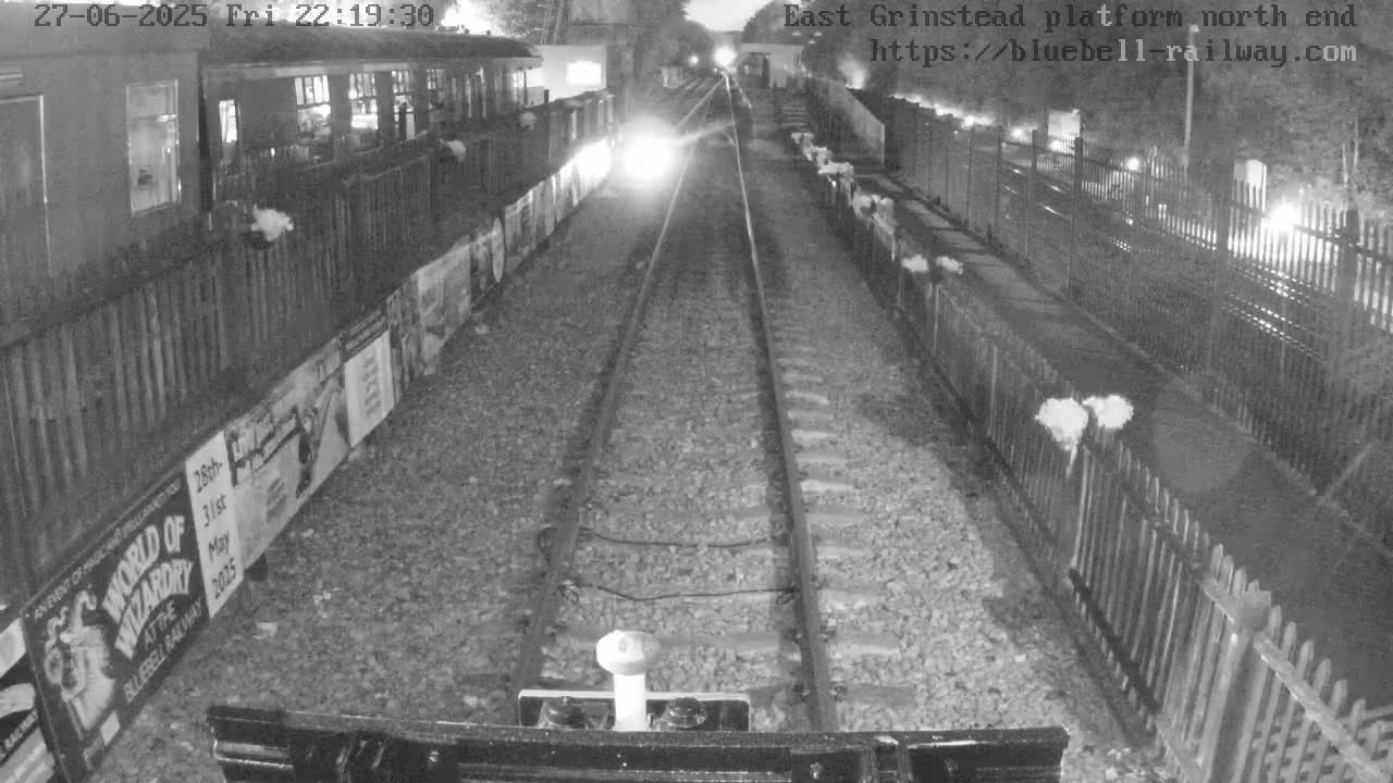 East Grinstead Station Bluebell Railway Platforms North End Live Cam - Mid Sussex, East Sussex, South East, England, United Kingdom
