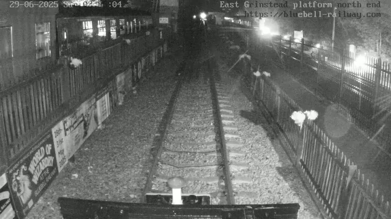 East Grinstead Station Bluebell Railway Platforms North End Live Cam - Mid Sussex, East Sussex, South East, England, United Kingdom