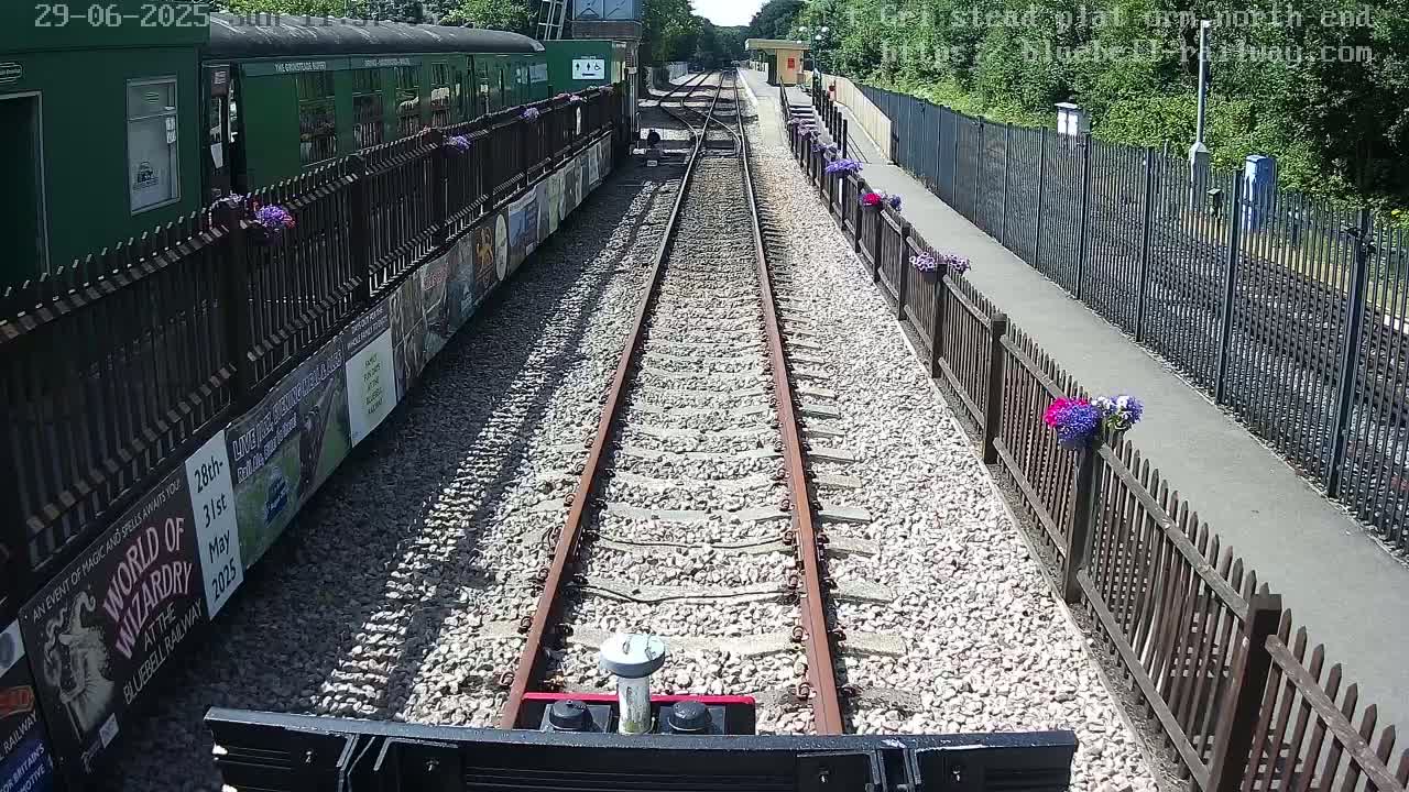 East Grinstead Station Bluebell Railway Platforms North End Live Cam - Mid Sussex, East Sussex, South East, England, United Kingdom