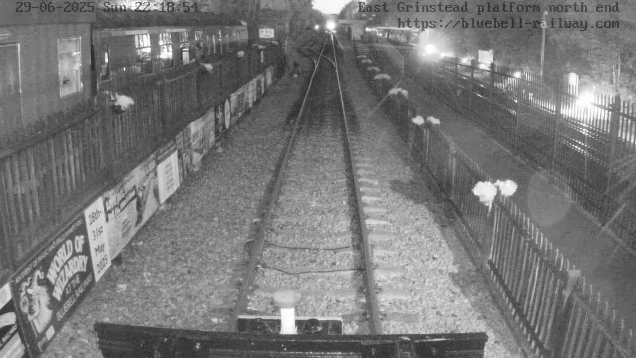 East Grinstead Station Bluebell Railway Platforms North End Live Cam - Mid Sussex, East Sussex, South East, England, United Kingdom