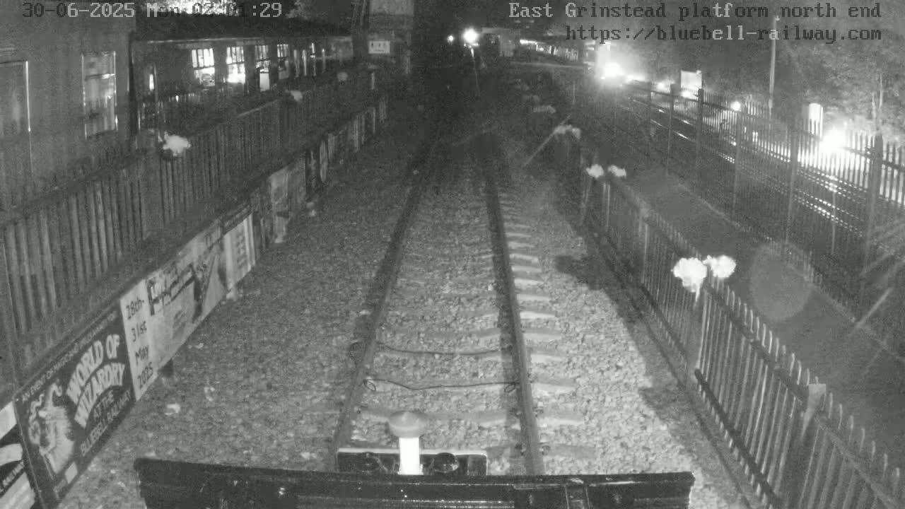 East Grinstead Station Bluebell Railway Platforms North End Live Cam - Mid Sussex, East Sussex, South East, England, United Kingdom