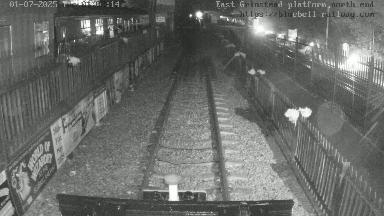 East Grinstead Station Bluebell Railway Platforms North End Live Cam - Mid Sussex, East Sussex, South East, England, United Kingdom