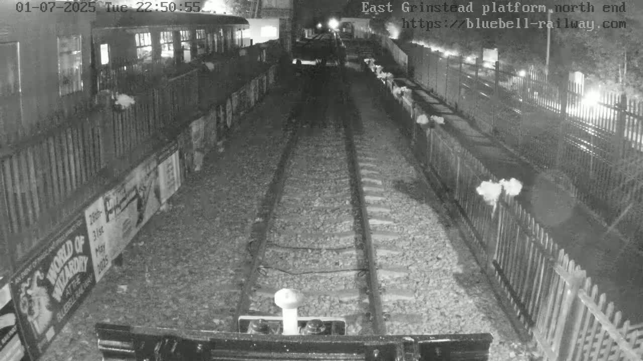 East Grinstead Station Bluebell Railway Platforms North End Live Cam - Mid Sussex, East Sussex, South East, England, United Kingdom