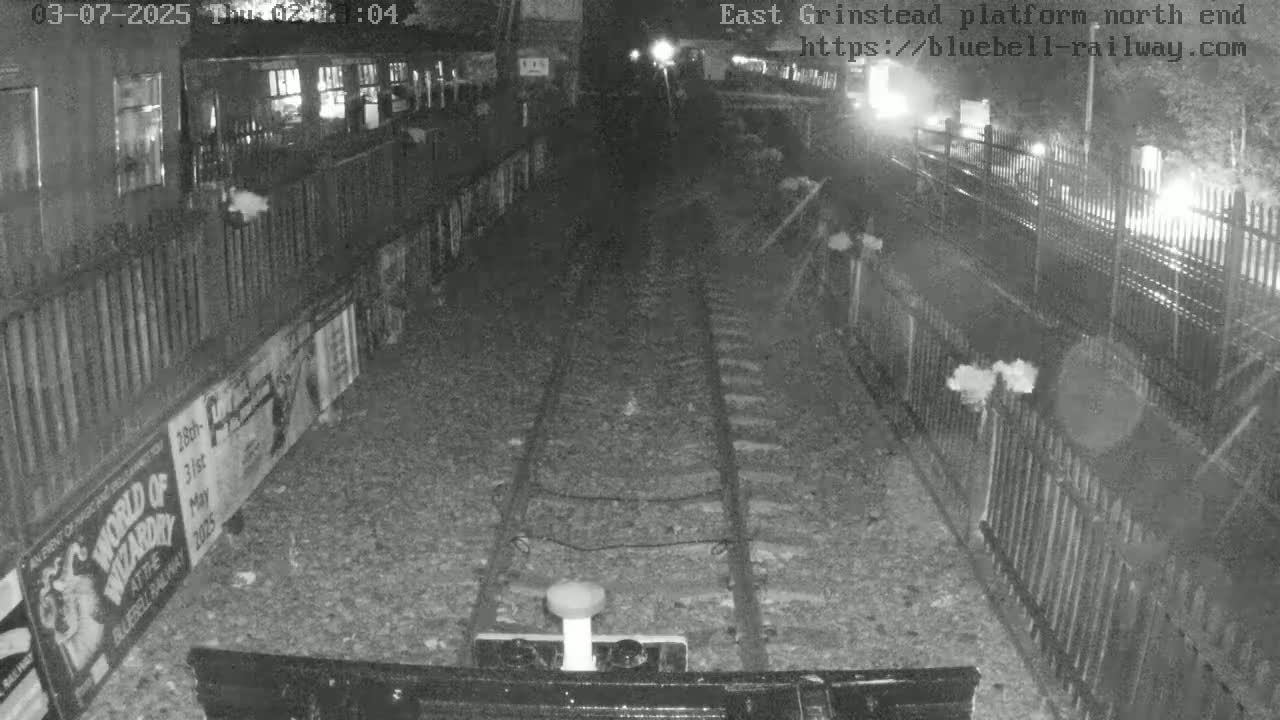 East Grinstead Station Bluebell Railway Platforms North End Live Cam - Mid Sussex, East Sussex, South East, England, United Kingdom