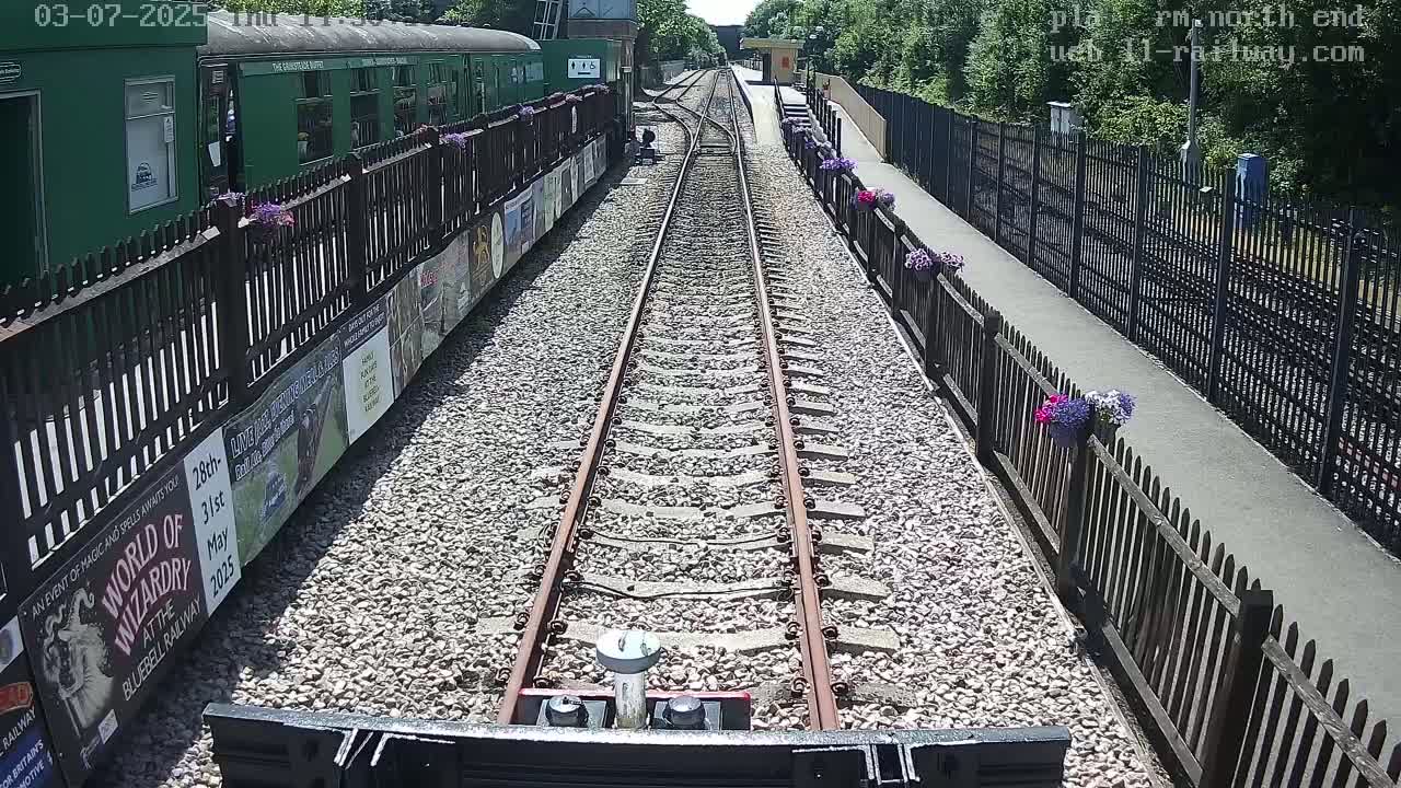 East Grinstead Station Bluebell Railway Platforms North End Live Cam - Mid Sussex, East Sussex, South East, England, United Kingdom
