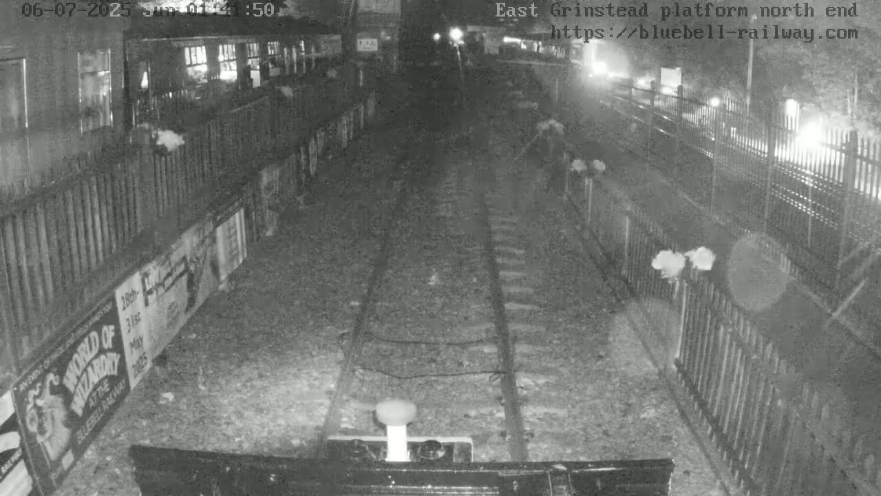 East Grinstead Station Bluebell Railway Platforms North End Live Cam - Mid Sussex, East Sussex, South East, England, United Kingdom