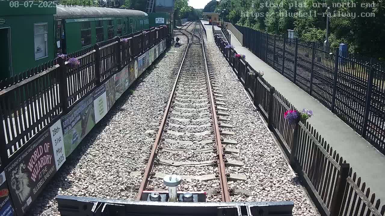 East Grinstead Station Bluebell Railway Platforms North End Live Cam - Mid Sussex, East Sussex, South East, England, United Kingdom