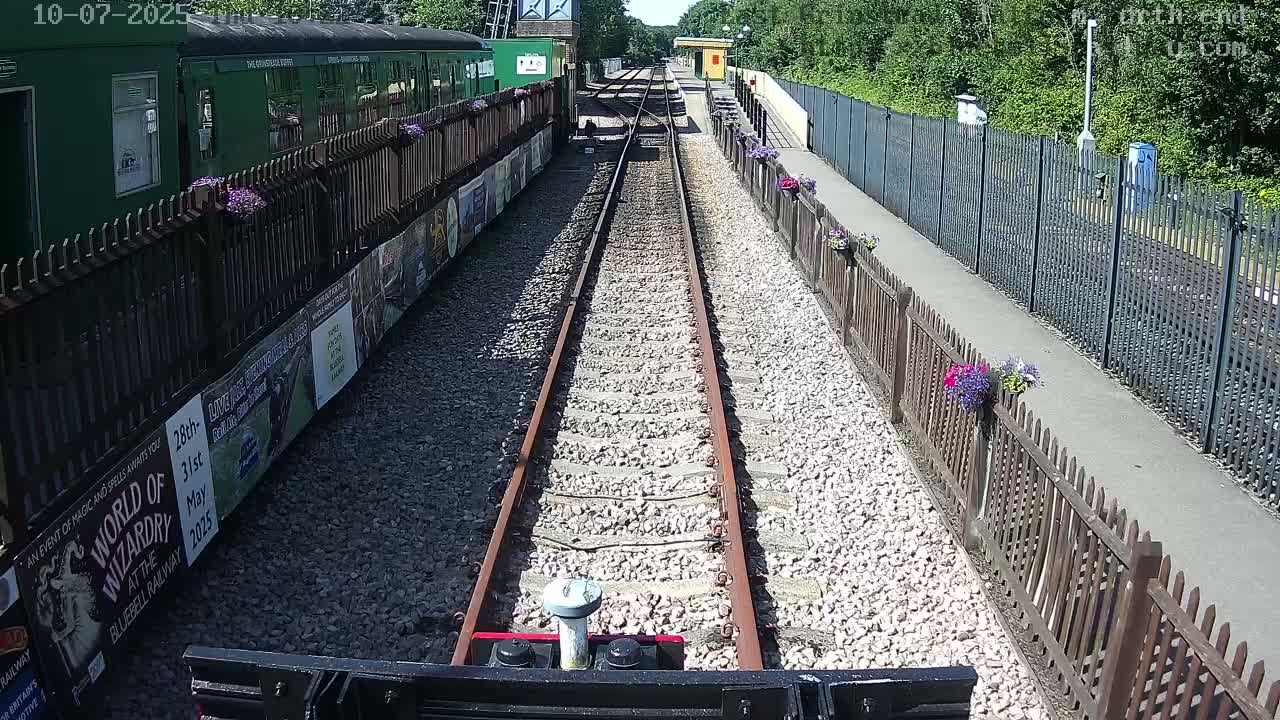 East Grinstead Station Bluebell Railway Platforms North End Live Cam - Mid Sussex, East Sussex, South East, England, United Kingdom