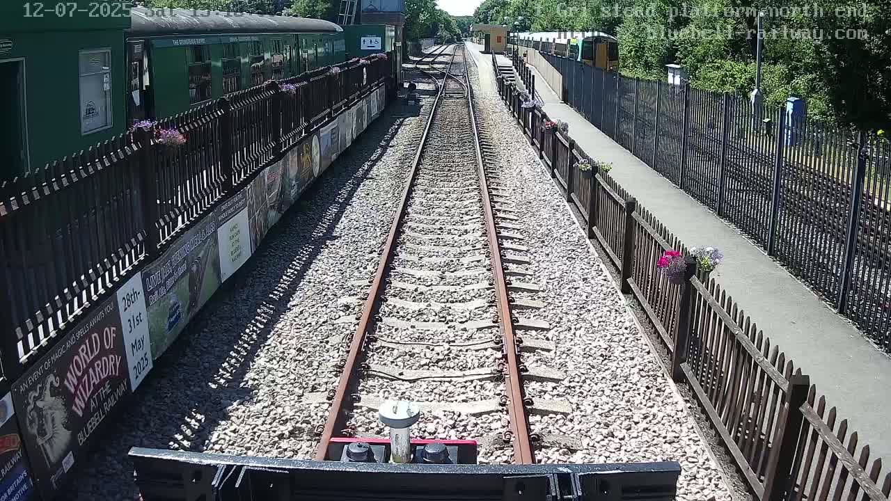 East Grinstead Station Bluebell Railway Platforms North End Live Cam - Mid Sussex, East Sussex, South East, England, United Kingdom