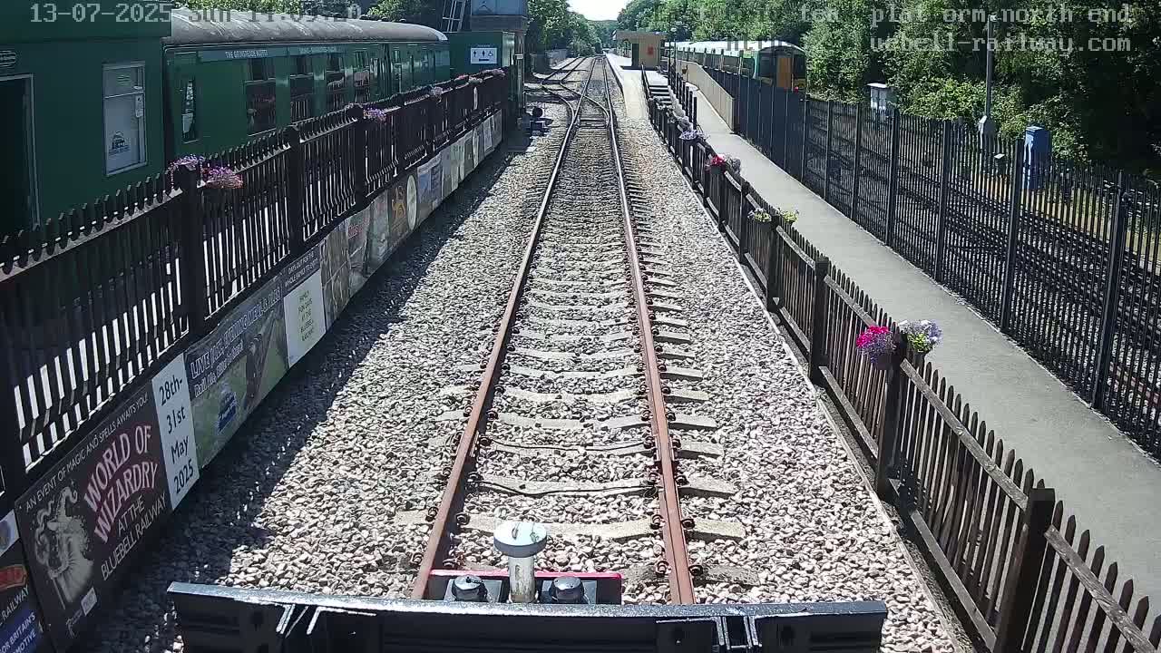 East Grinstead Station Bluebell Railway Platforms North End Live Cam - Mid Sussex, East Sussex, South East, England, United Kingdom
