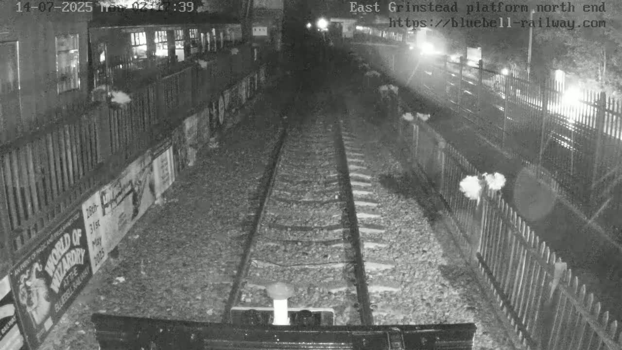 East Grinstead Station Bluebell Railway Platforms North End Live Cam - Mid Sussex, East Sussex, South East, England, United Kingdom