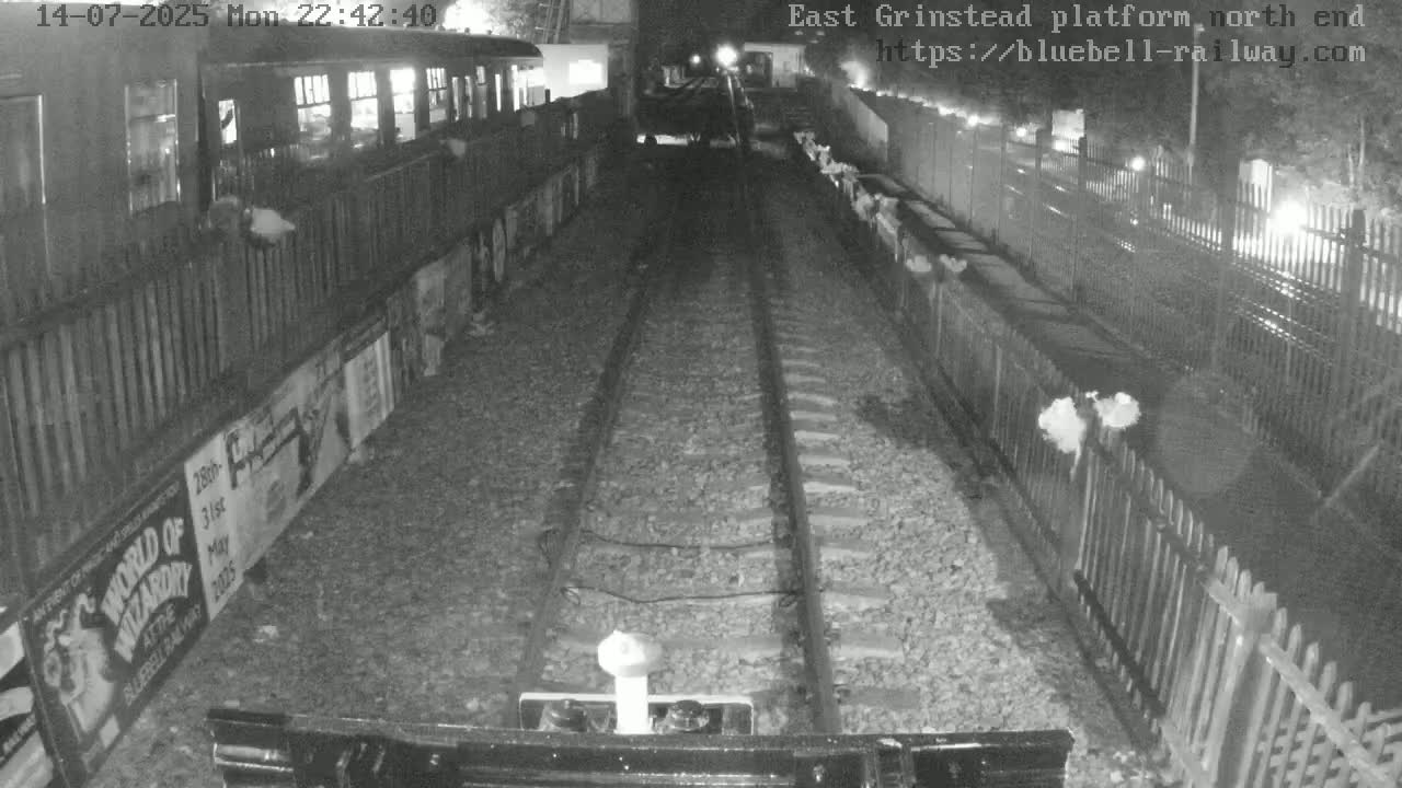 East Grinstead Station Bluebell Railway Platforms North End Live Cam - Mid Sussex, East Sussex, South East, England, United Kingdom
