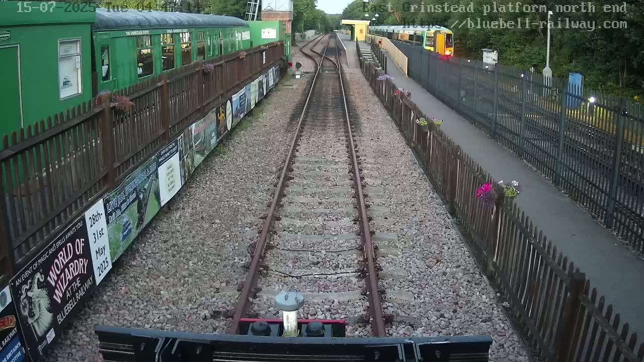 East Grinstead Station Bluebell Railway Platforms North End Live Cam - Mid Sussex, East Sussex, South East, England, United Kingdom