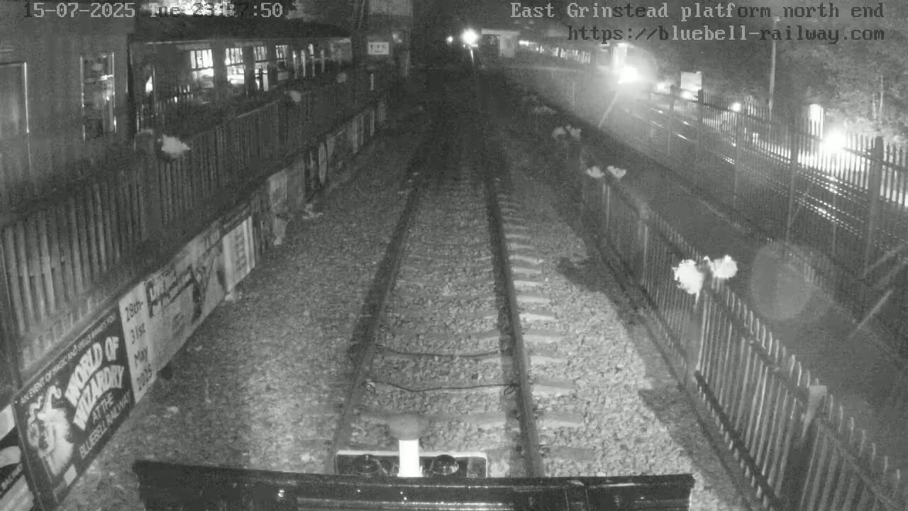 East Grinstead Station Bluebell Railway Platforms North End Live Cam - Mid Sussex, East Sussex, South East, England, United Kingdom