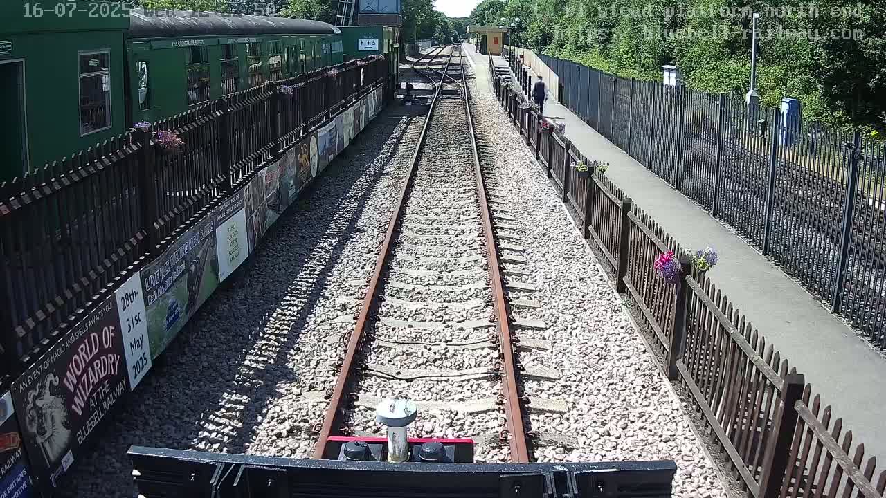 East Grinstead Station Bluebell Railway Platforms North End Live Cam - Mid Sussex, East Sussex, South East, England, United Kingdom