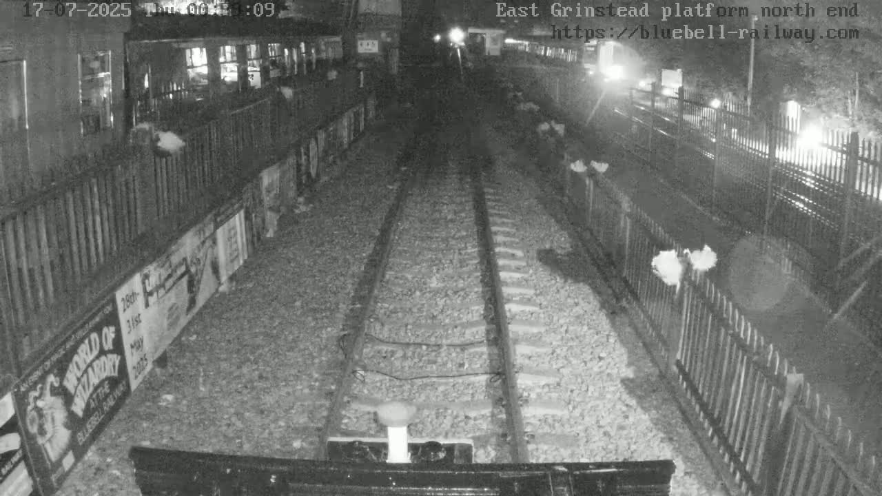 East Grinstead Station Bluebell Railway Platforms North End Live Cam - Mid Sussex, East Sussex, South East, England, United Kingdom