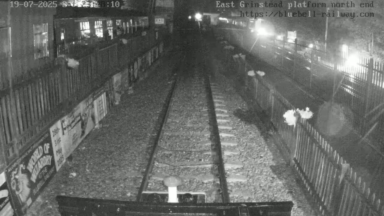 East Grinstead Station Bluebell Railway Platforms North End Live Cam - Mid Sussex, East Sussex, South East, England, United Kingdom