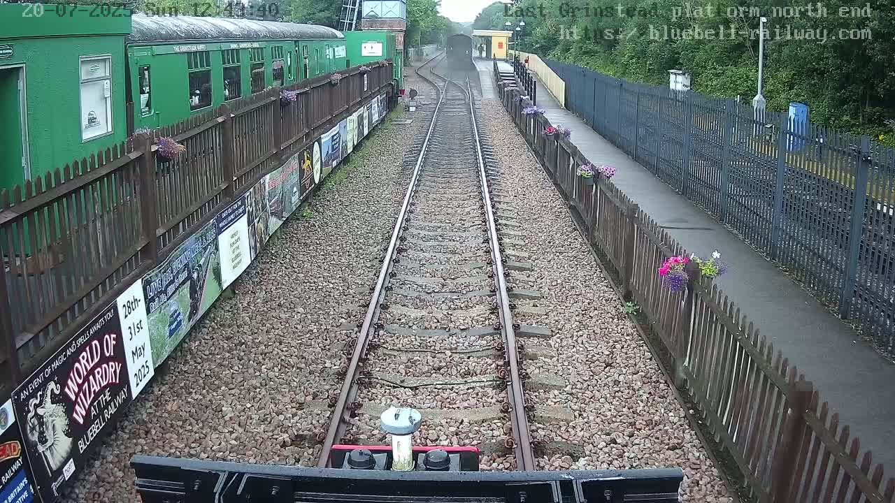 East Grinstead Station Bluebell Railway Platforms North End Live Cam - Mid Sussex, East Sussex, South East, England, United Kingdom
