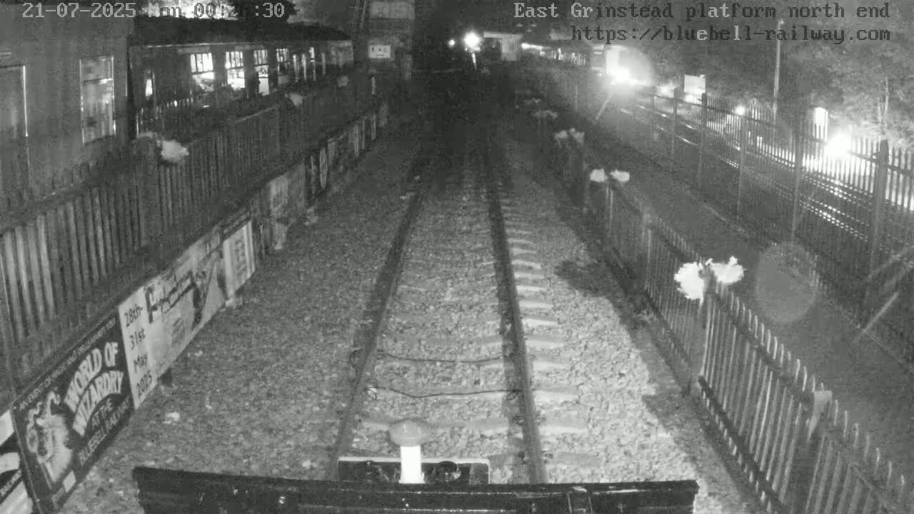 East Grinstead Station Bluebell Railway Platforms North End Live Cam - Mid Sussex, East Sussex, South East, England, United Kingdom