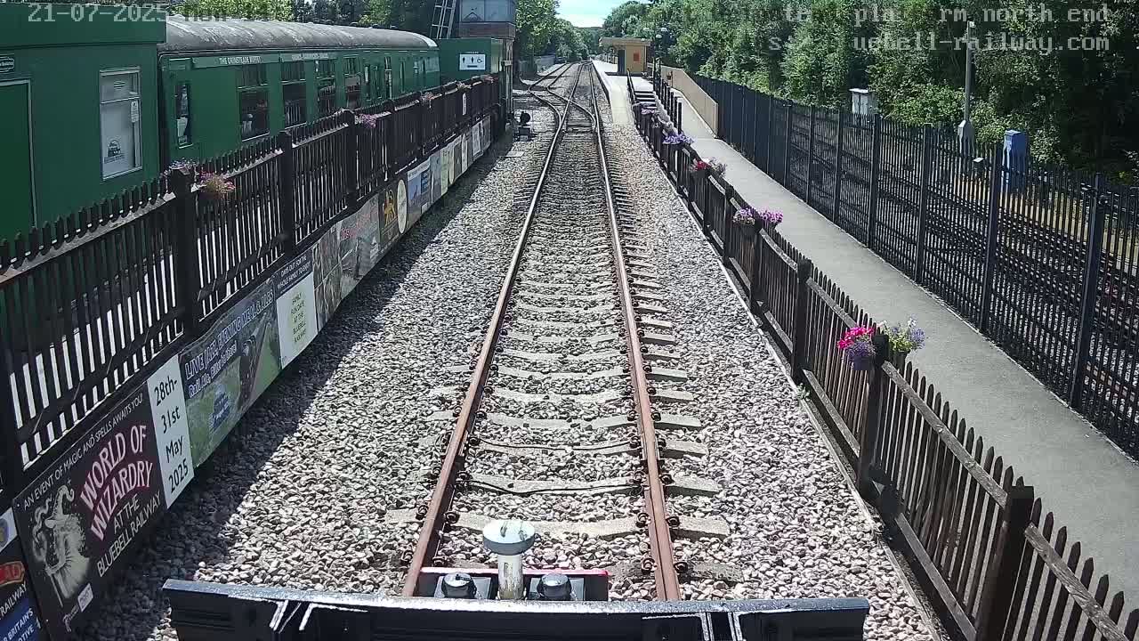 East Grinstead Station Bluebell Railway Platforms North End Live Cam - Mid Sussex, East Sussex, South East, England, United Kingdom