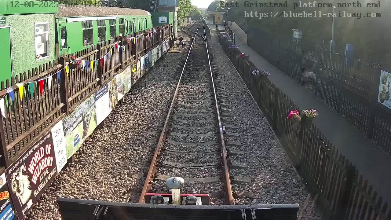 East Grinstead Station Bluebell Railway Platforms North End Live Cam - Mid Sussex, East Sussex, South East, England, United Kingdom