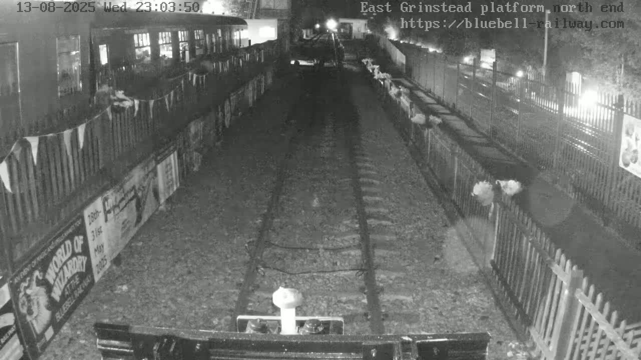 East Grinstead Station Bluebell Railway Platforms North End Live Cam - Mid Sussex, East Sussex, South East, England, United Kingdom