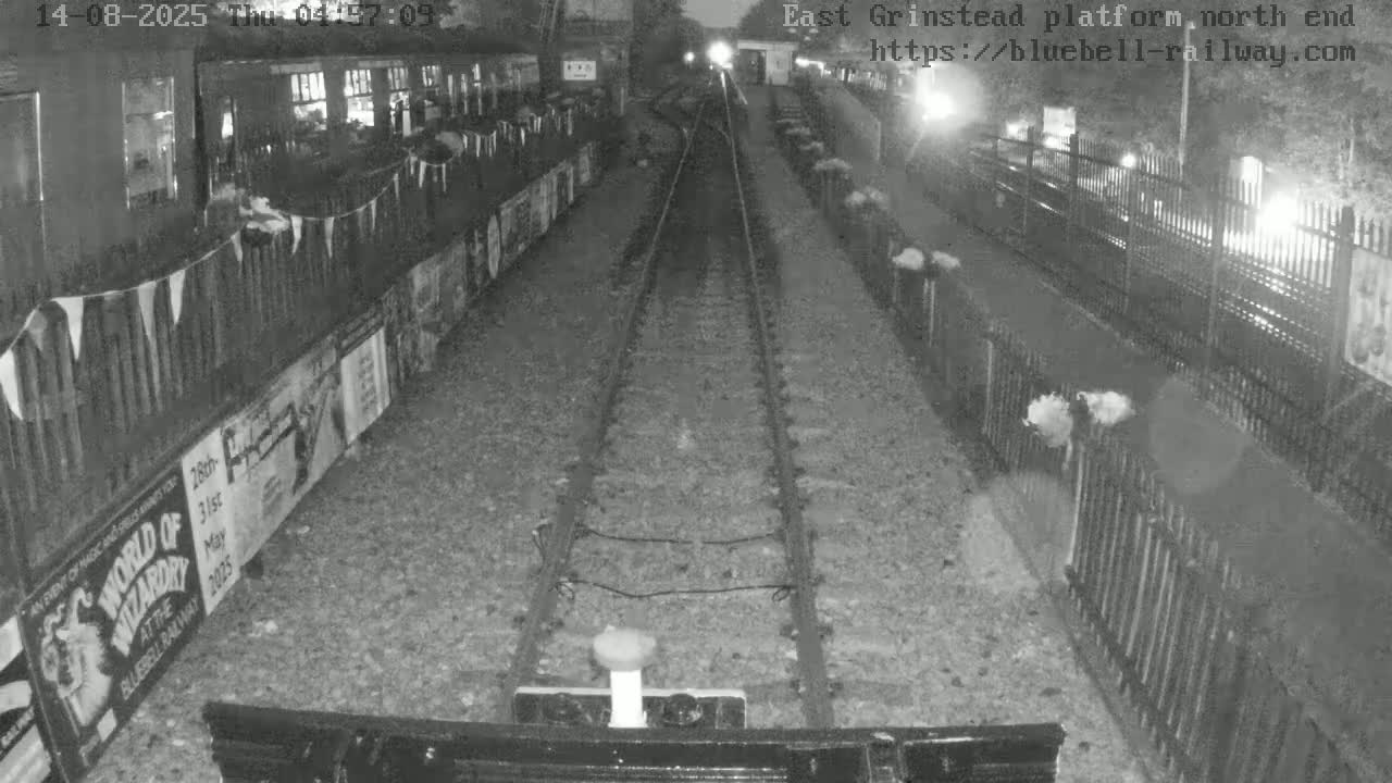 East Grinstead Station Bluebell Railway Platforms North End Live Cam - Mid Sussex, East Sussex, South East, England, United Kingdom