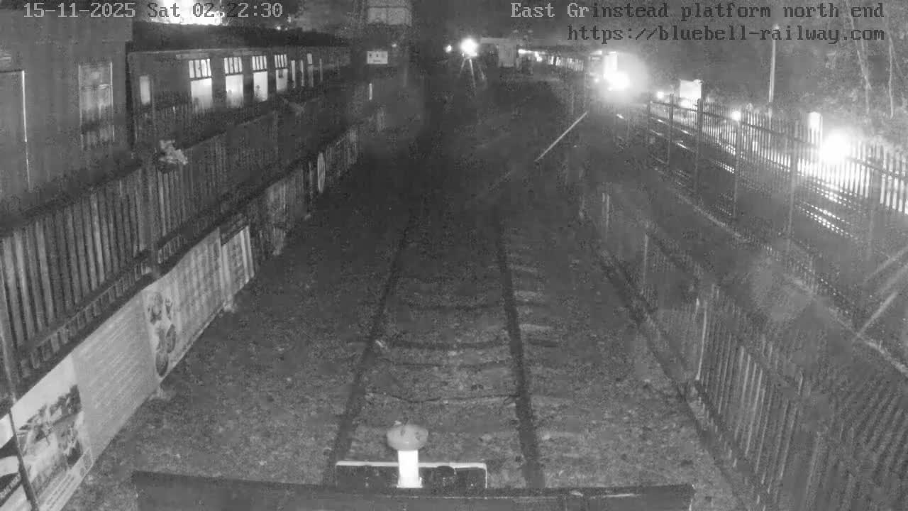 East Grinstead Station Bluebell Railway Platforms North End Live Cam - Mid Sussex, East Sussex, South East, England, United Kingdom