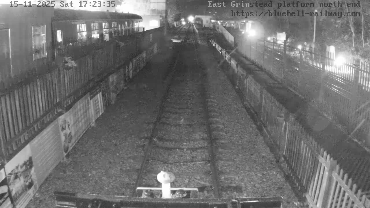 East Grinstead Station Bluebell Railway Platforms North End Live Cam - Mid Sussex, East Sussex, South East, England, United Kingdom