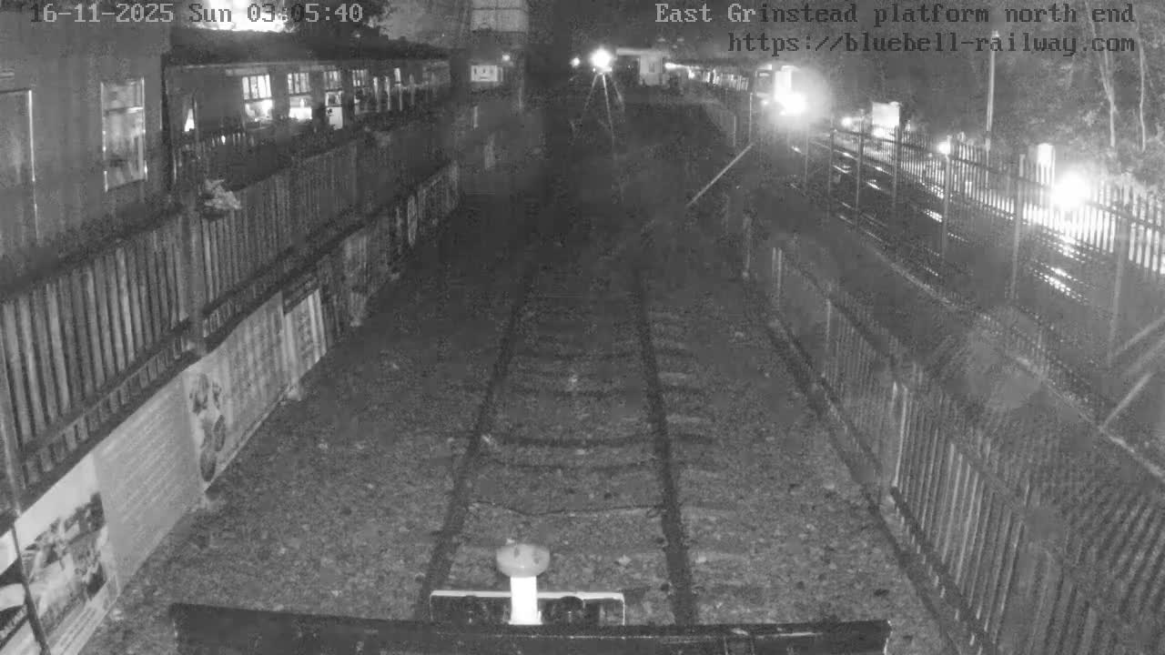 East Grinstead Station Bluebell Railway Platforms North End Live Cam - Mid Sussex, East Sussex, South East, England, United Kingdom