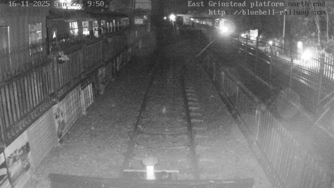 East Grinstead Station Bluebell Railway Platforms North End Live Cam - Mid Sussex, East Sussex, South East, England, United Kingdom