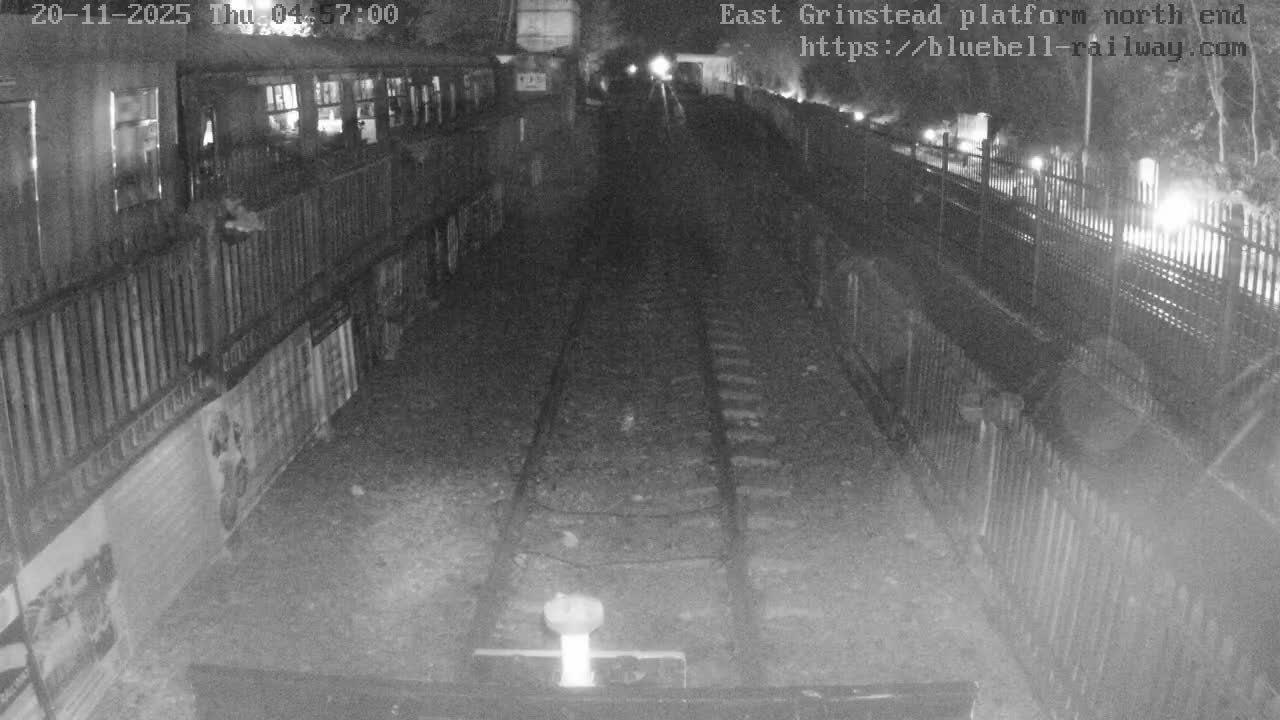 East Grinstead Station Bluebell Railway Platforms North End Live Cam - Mid Sussex, East Sussex, South East, England, United Kingdom