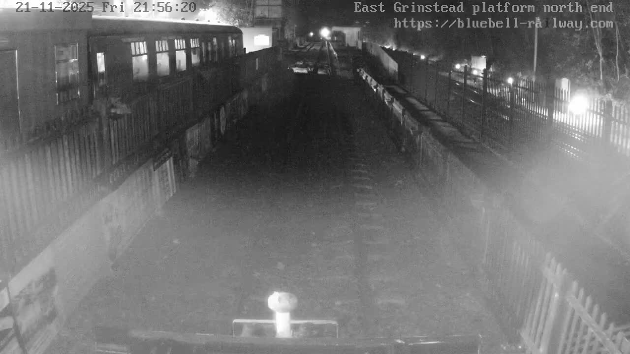 East Grinstead Station Bluebell Railway Platforms North End Live Cam - Mid Sussex, East Sussex, South East, England, United Kingdom