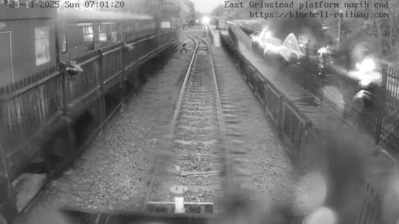 East Grinstead Station Bluebell Railway Platforms North End Live Cam - Mid Sussex, East Sussex, South East, England, United Kingdom