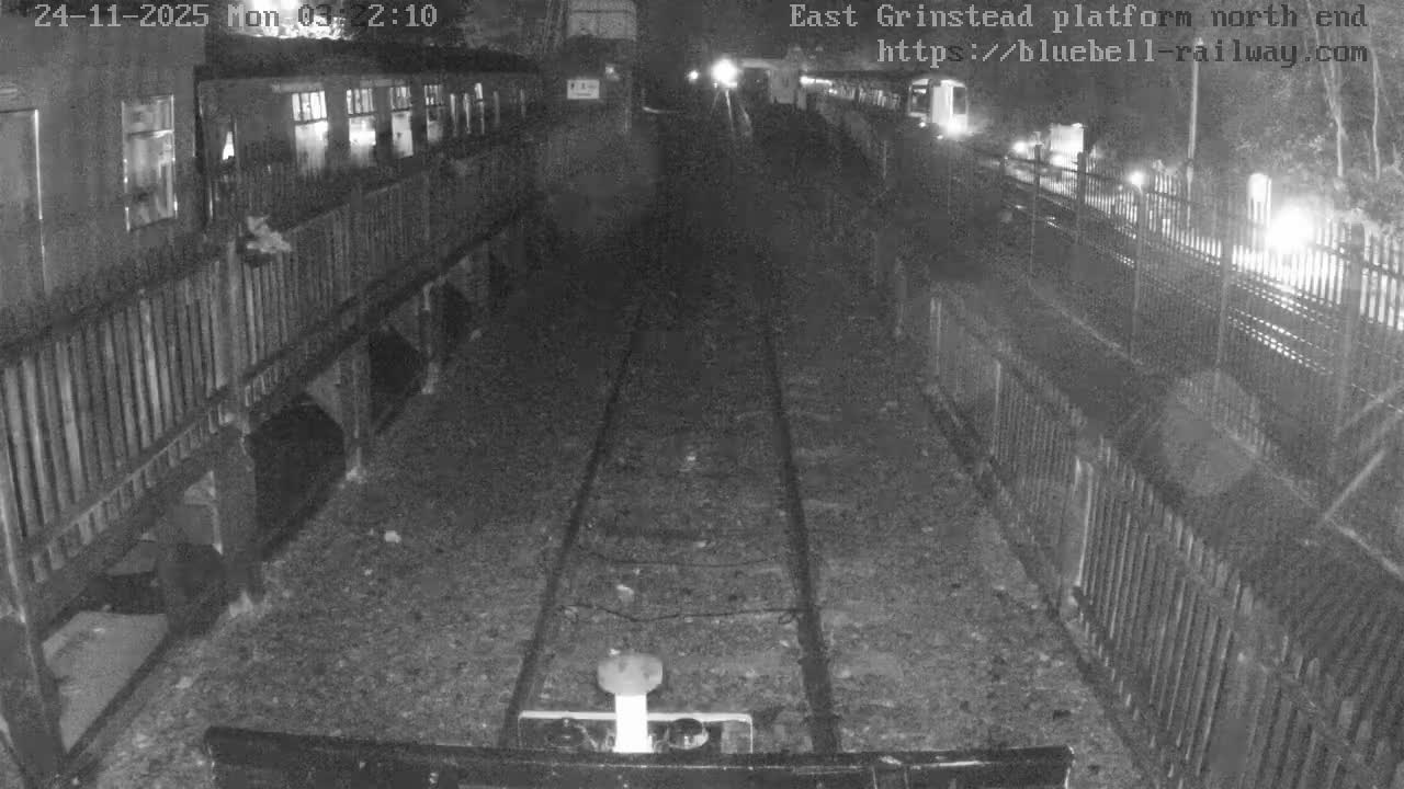 East Grinstead Station Bluebell Railway Platforms North End Live Cam - Mid Sussex, East Sussex, South East, England, United Kingdom