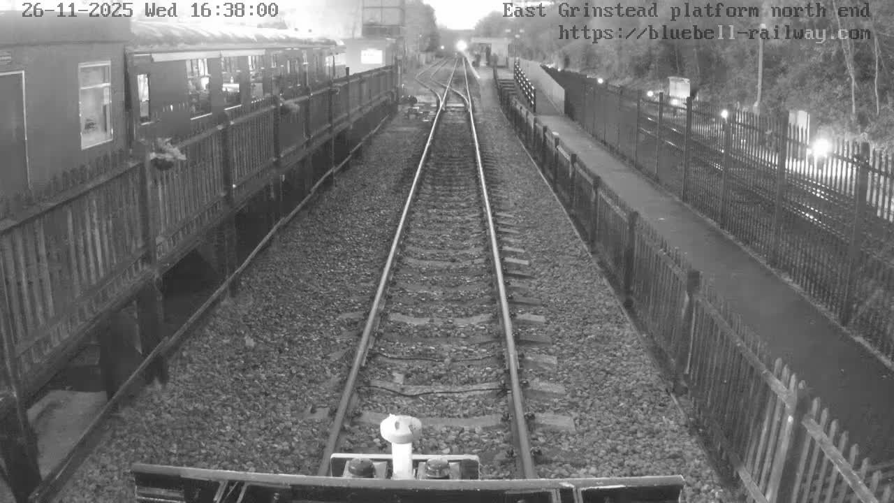 East Grinstead Station Bluebell Railway Platforms North End Live Cam - Mid Sussex, East Sussex, South East, England, United Kingdom