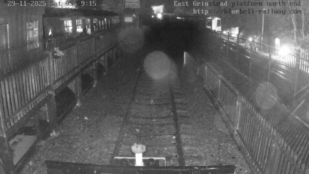 East Grinstead Station Bluebell Railway Platforms North End Live Cam - Mid Sussex, East Sussex, South East, England, United Kingdom