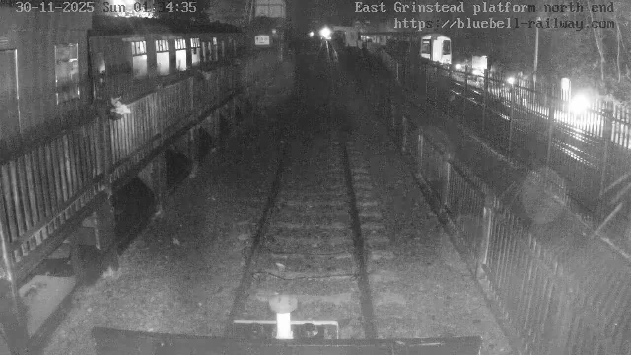 East Grinstead Station Bluebell Railway Platforms North End Live Cam - Mid Sussex, East Sussex, South East, England, United Kingdom