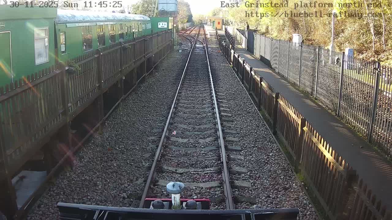 East Grinstead Station Bluebell Railway Platforms North End Live Cam - Mid Sussex, East Sussex, South East, England, United Kingdom